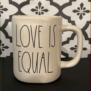 Rae Dunn LOVE IS EQUAL Mug